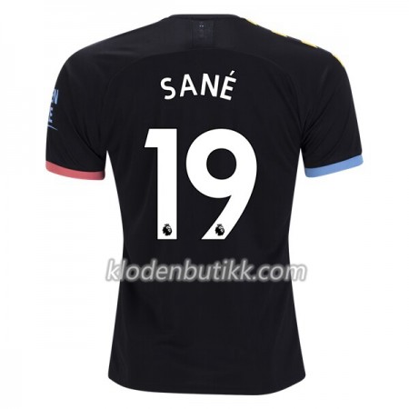 Manchester City Sane 19 Borte Fotballdrakt 2019-2020 Kortermet
